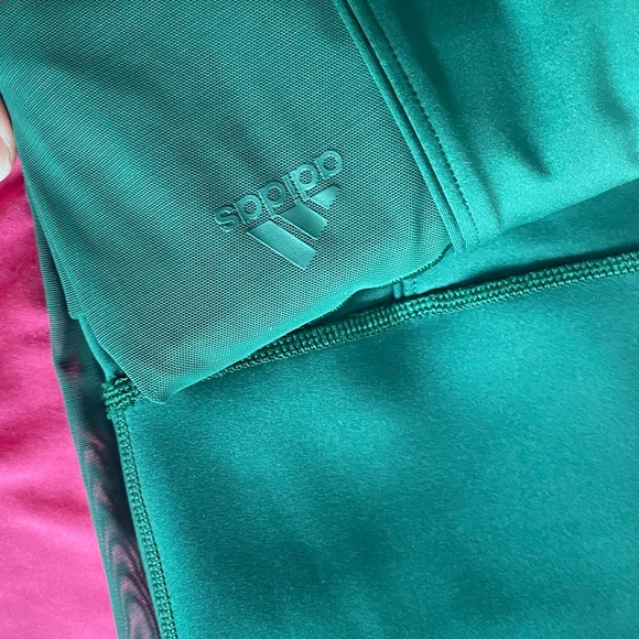 IVY PARK Adidas Beyonce Emerald Green Leggings XS - Picture 5 of 9